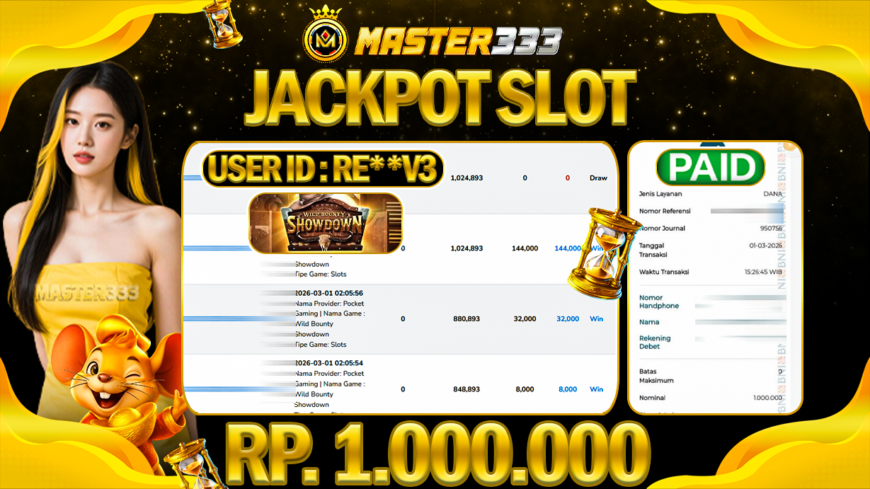 JACKPOT 1.000.000 JUTA DI SLOT PG SOFT  GAMES WILD BOUNTY SHOWDOWN SAH LUNAS