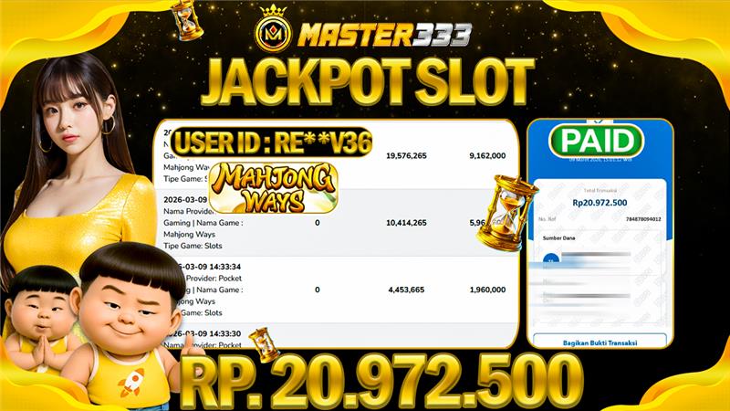 JACKPOT 20.972.500 JUTA DI SLOT PG SOFT GAMES MAHJONG WAYS 1 SAH LUNAS