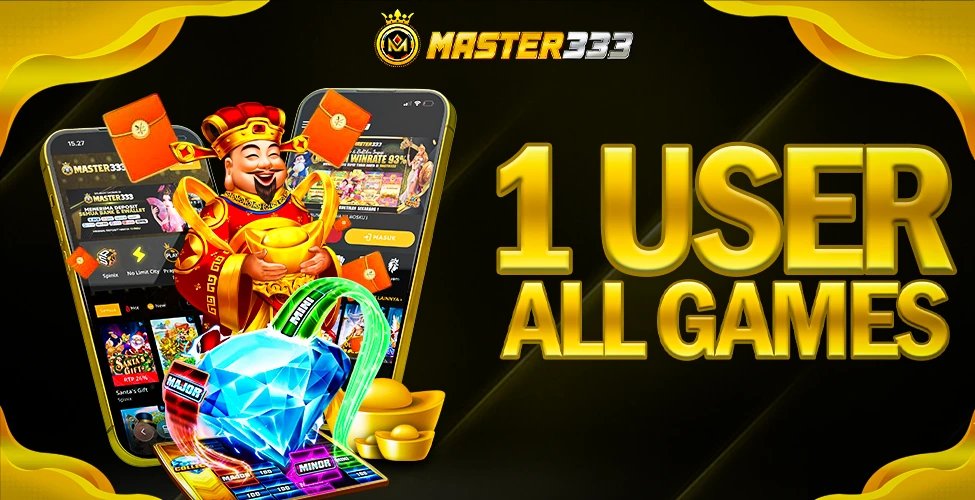 1 USER ID UNTUK SEMUA PERMAINAN DI MASTER333